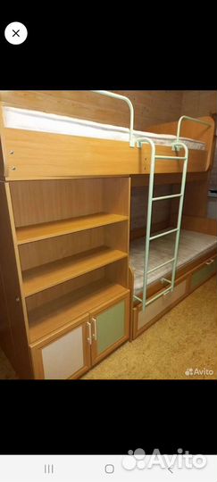 Кровать двухспальная с матрасом бу