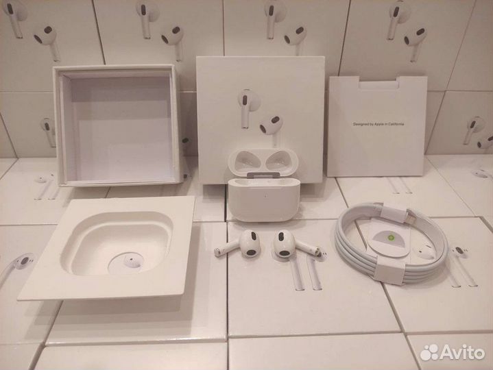AirPods 3 топовая версия, 1400 отзывов в профиле