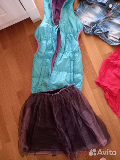 Платье, шорты, юбка, купальник, жилет 7-10 лет
