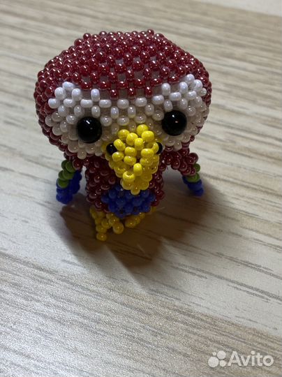 Попугай из бисера