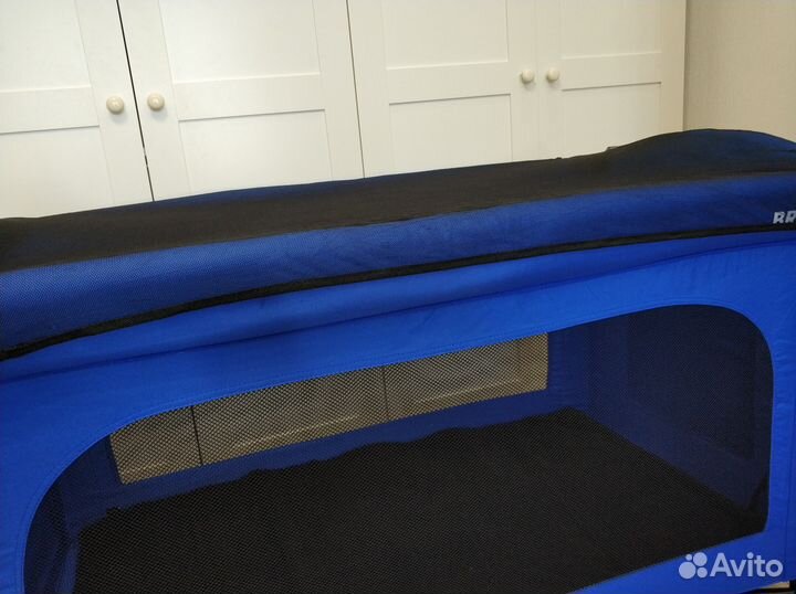 Синий манеж-кроватка Брио/Brio