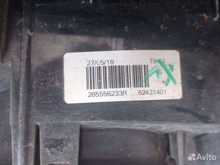 Фара на renault logan stepway