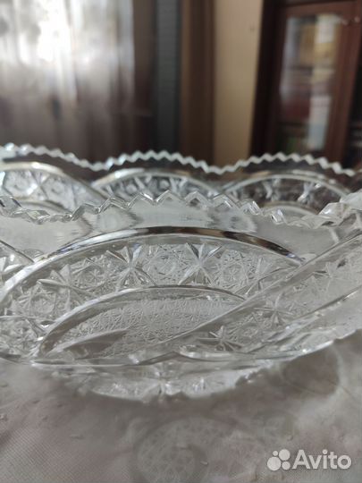 Ваза хрустальная СССР 28см