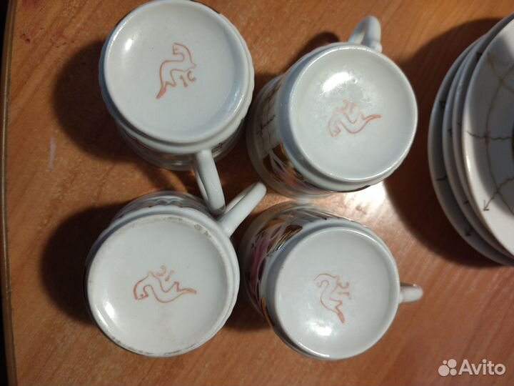 Мини кофейный сервиз «Роза»