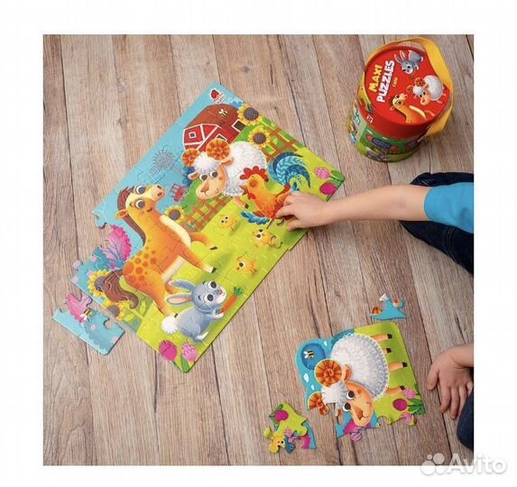 Новые Maxi Puzzles Ферма в тубусе