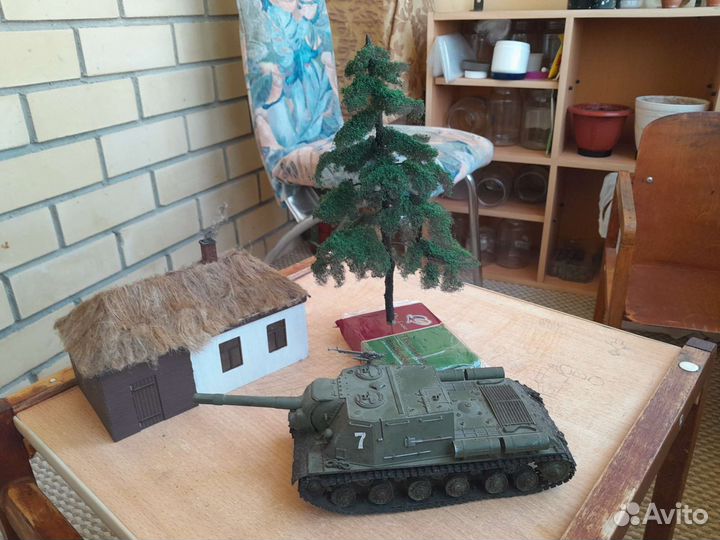 Дерево для диорамы 1:35, 1:43