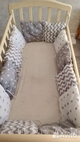 Бортики на кроватку