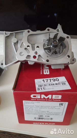 Водяная помпа renault fluence, megan, duster, k4m