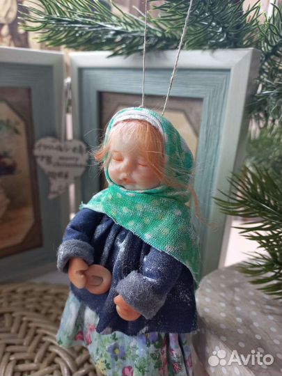 Интерьерная кукла ручной работы Кулёмушка