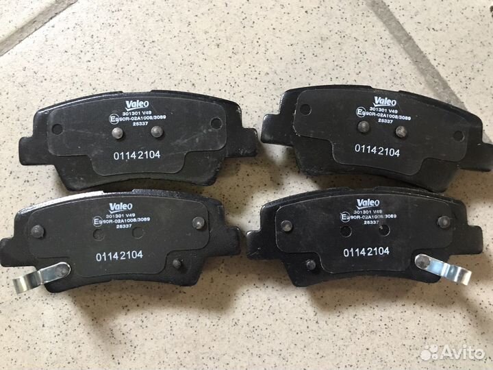 Коодки тормозные задние solaris rio valeo