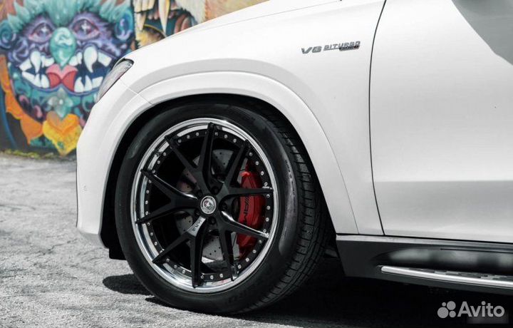 Кованые диски в стиле HRE для Mercedes GLE R22