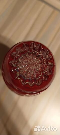 Ваза цветной хрусталь СССР