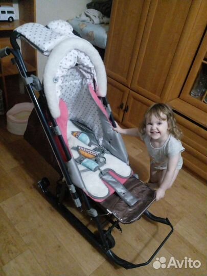 Санки каляска