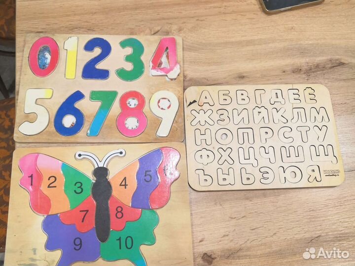 Деревянные пазлы