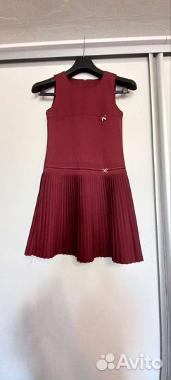 Сарафан бордовый для школы 1 класс