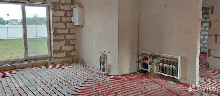 Монтаж отопления,водоснабжения, дымоходов