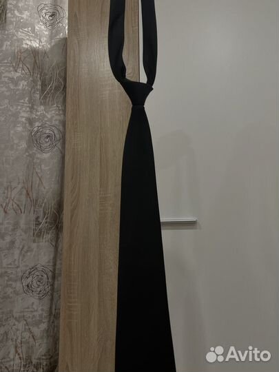 Галстук мужской черный