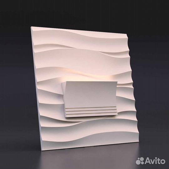 Гипсовая 3D панель 