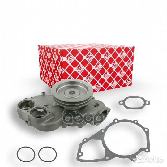 27187F насос водяной с уплотнителями и шкивом