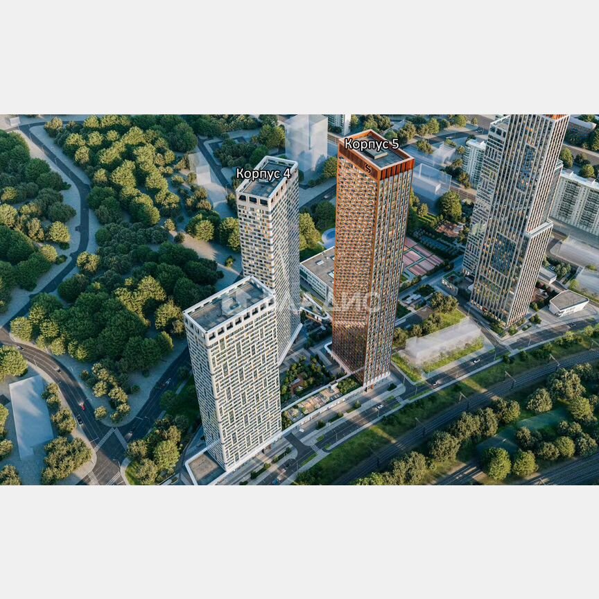 1-к. квартира, 44,7 м², 10/58 эт.