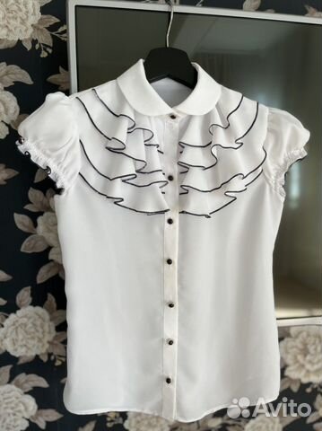 Блузка школьная 128 134 140 148