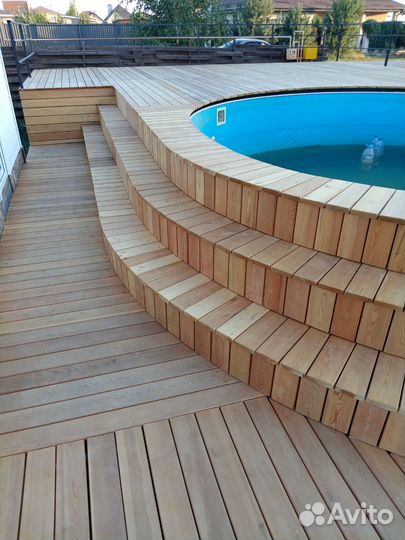 Изготовление подиумов для бассейна