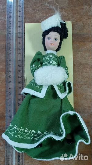 Коллекционные фарфоровые куклы Дамы Эпохи 6 штук