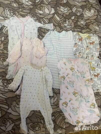 Детские вещи пакетом на девочка 56/62