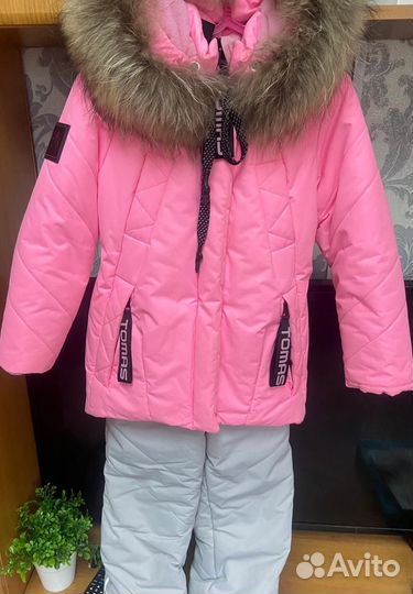 Зимний костюм для девочки 116