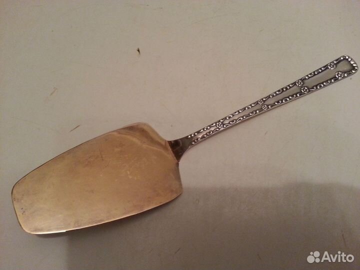 Приборы для сервировки стола. Мельхиор, позолота