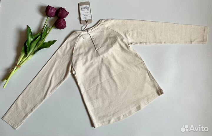 Бежевый лонгслив Canada House 104