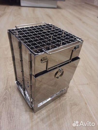 Складная печь-гриль щепочница