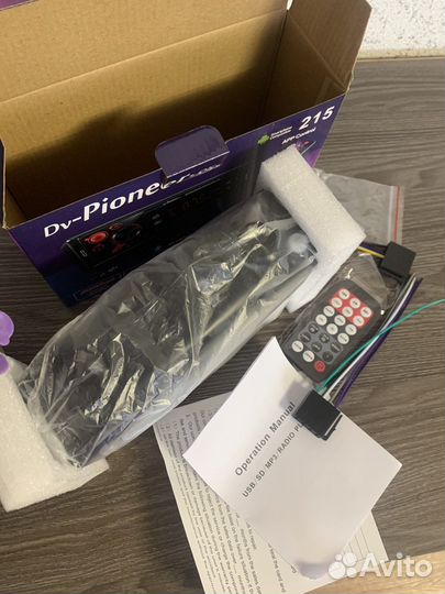 Новая Автомагнитола Pioneer 215 c Bluetooth