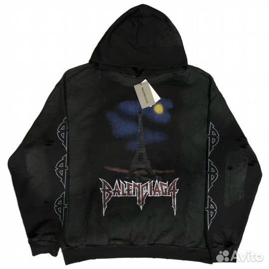 Худи balenciaga paris moon
