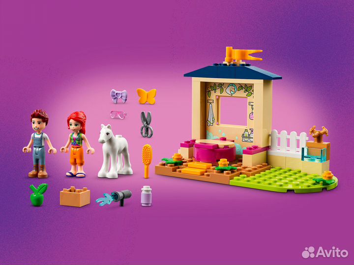 Lego Friends Лего 41696 Конюшня для мытья пони