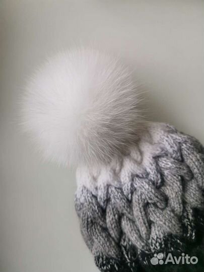 Вязаные шапка и снуд ручной работы Новые в наличии