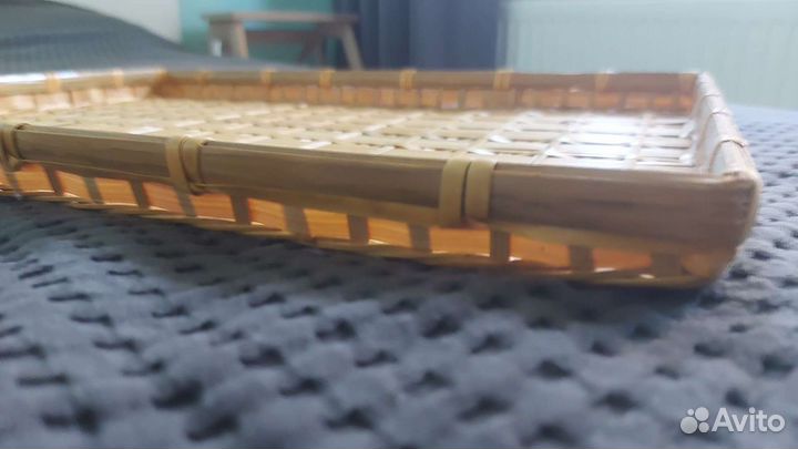 Плетеный поднос