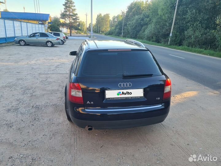 Audi A4 1.6 МТ, 2002, 335 000 км