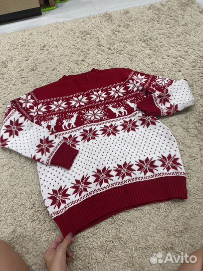 Свитер новогодний family lok