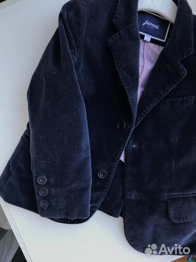 Пиджак бархатный Jacadi Paris