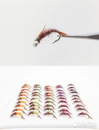 Муха грузовая на мормышке Вислокрылка шерсть (50/у