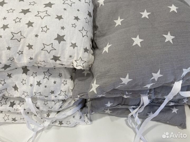 Бортики подушки в детскую кроватку