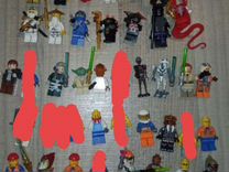 Lego Ninjago, Lego Star Wars и обычные минифигурки