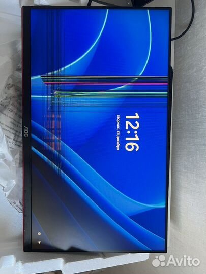 Aoc 24g2ze разбитый