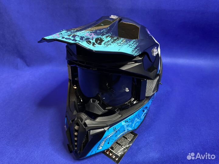 Шлем мотоциклетный эндуро кросс новый