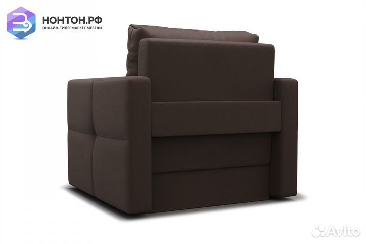 Кресло еврокнижка Вита коричневое