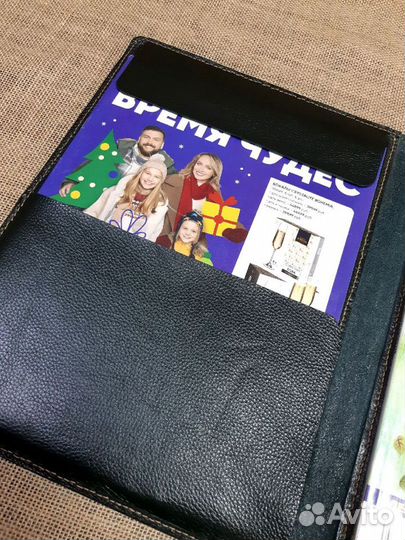 Папка из натуральной кожи 