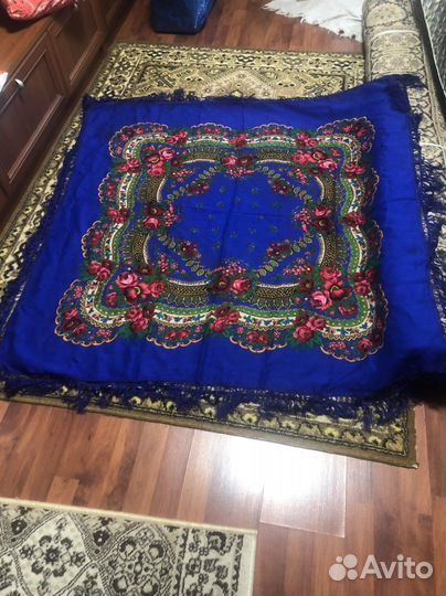 Павлопосадский платок большой 1м25см