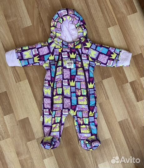 Комбинезон демисезонный для девочки 68-74