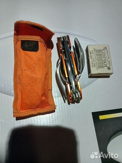 Туристический набор ложка вилка нож